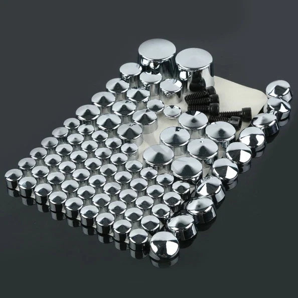 Topper Bolt Cap Cover in Chrome for Softail Harley Davidson 2007-2013