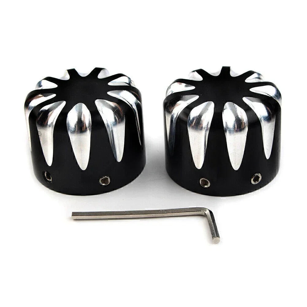 CNC Machined Front Axle Nut Cover for Harley Electra Glide & Sportster