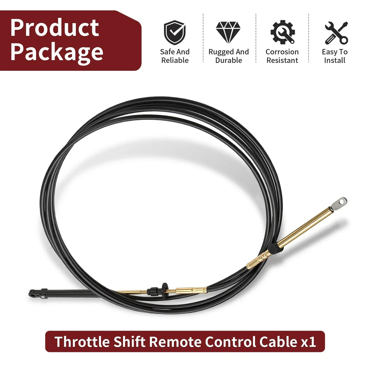 Throttle Control Cable for Evinrude Johnson OMC (1979-1981)