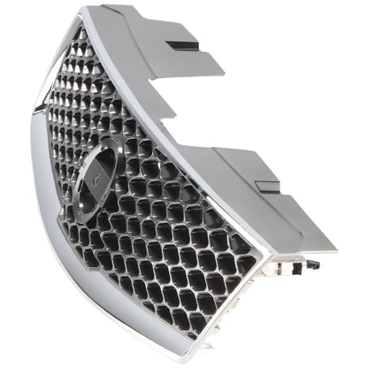 Grille for Nissan Sentra (2009–2012) Chrome Shell with Gray Insert
