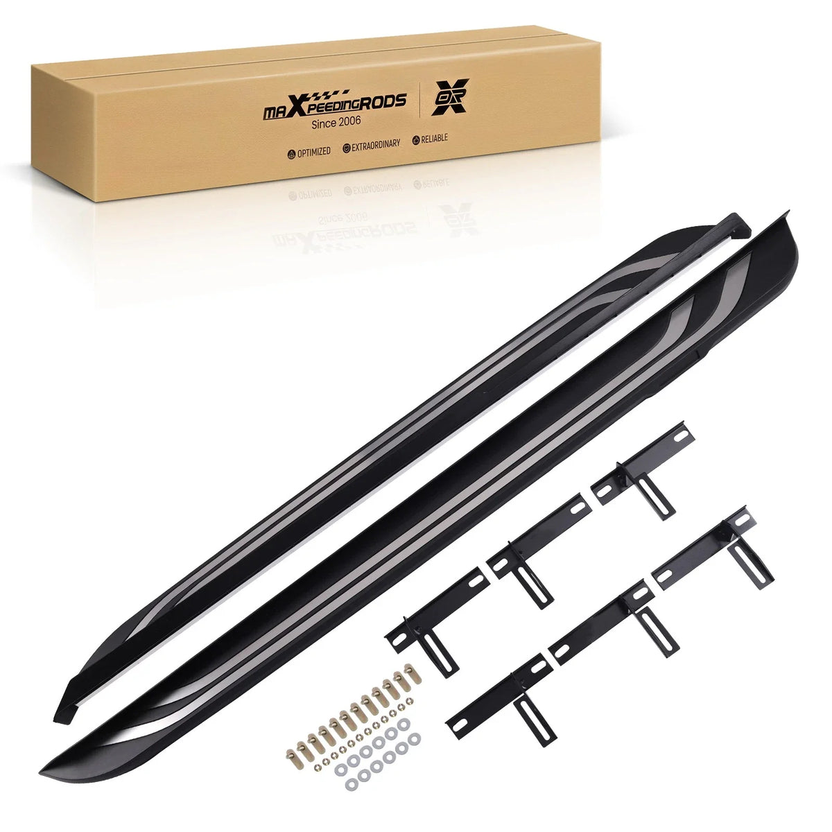 Aluminum Alloy ABS Nerf Bars for Toyota RAV4 Running Boards 2019-2024