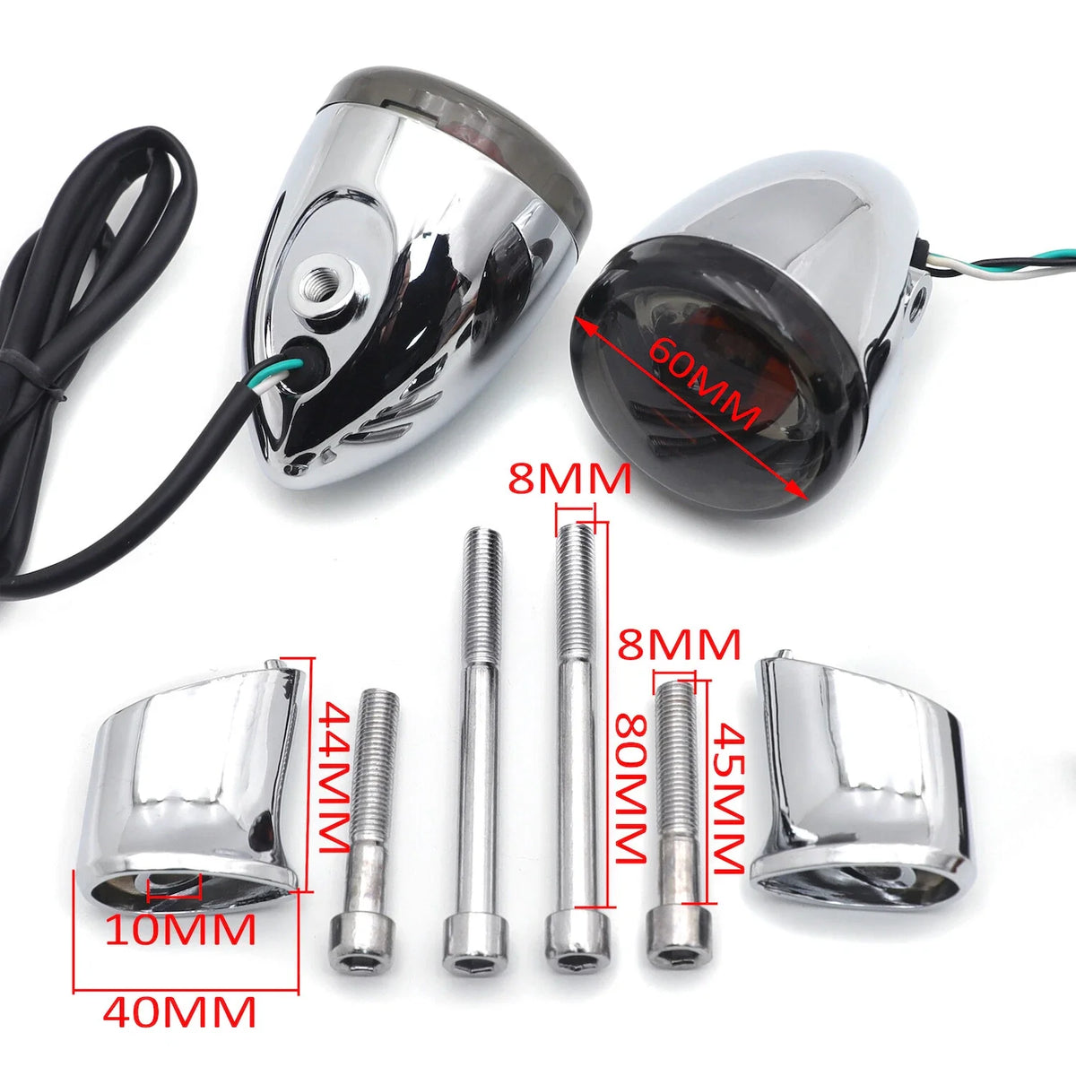 Smoke Rear Turn Signal Light for Harley Softail (2018–2023, 2002–2005 FXST)