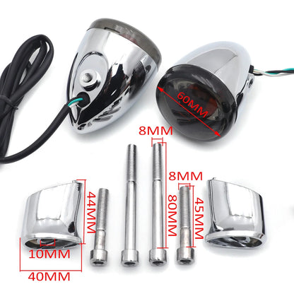 Smoke Rear Turn Signal Light for Harley Softail (2018–2023, 2002–2005 FXST)