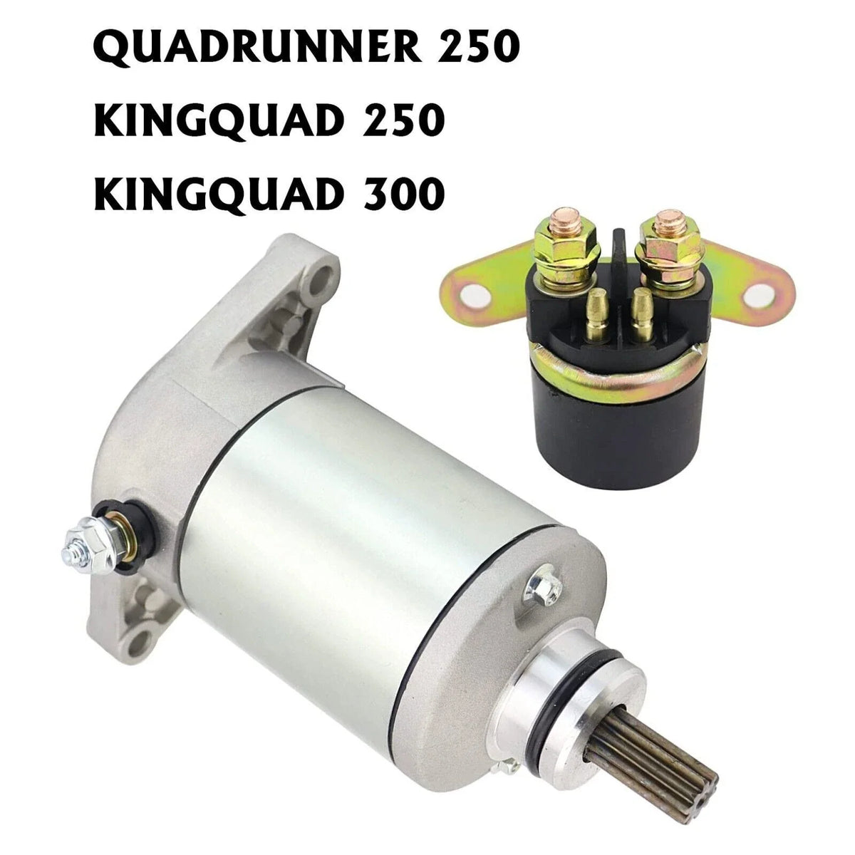 Starter with Relay for LT-F250 Quadrunner 250 (1993-2001)