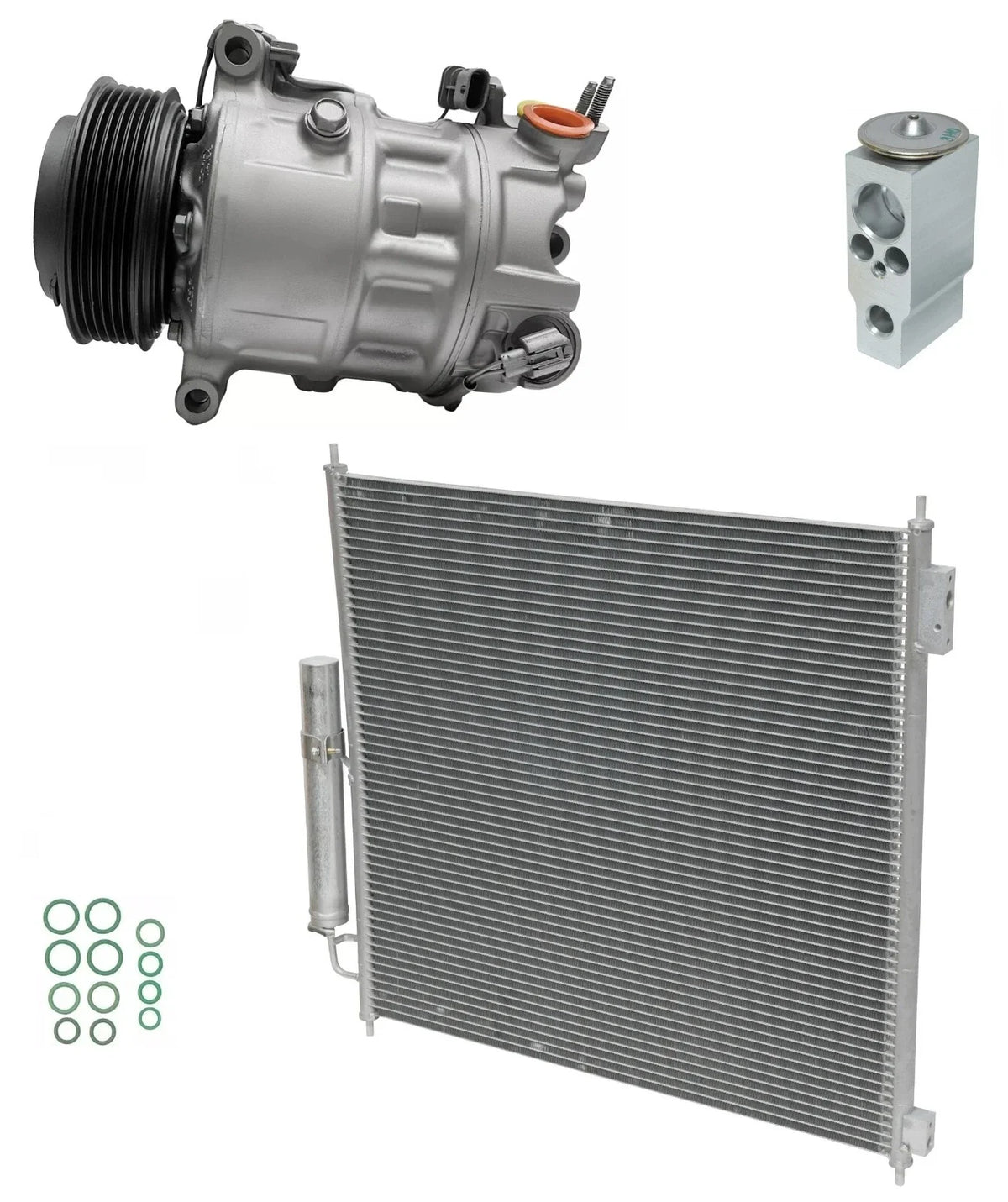 A C Compressor Kit With Condenser for Range Rover Sport 3.0L (2017–2017)