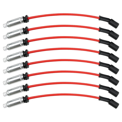 8 Piece Spark Plug Wire Set for GMC Chevy Vortec 4.8L 5.3L 6.0L 1999-2006