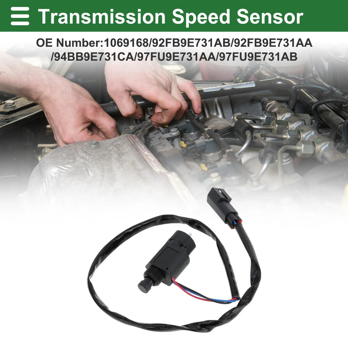 1 Pc Transmission Speed Sensor No.92FB9E731AB for Ford Escort Mk5 (1990–1995)