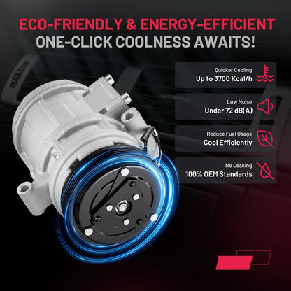 AC Compressor for Toyota Land Cruiser 1998–2007, Lexus LX470 CO 10576C