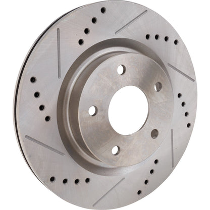 Disc Brake & Pad Kit - Slotted & Cross-drilled for Nissan Altima 2013