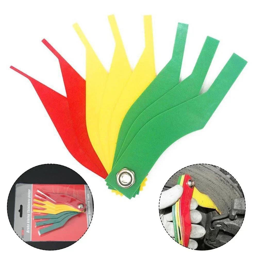 Brake Pad Scale Gauge Set (8pcs) for All Vehicles