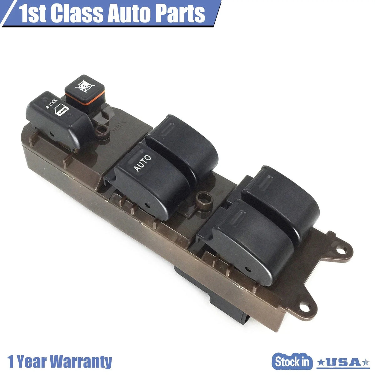 Front Left Driver Window Switch 14-Pin for Camry (2002–2006), Sienna (2004–2009), Scion (2004–2006)