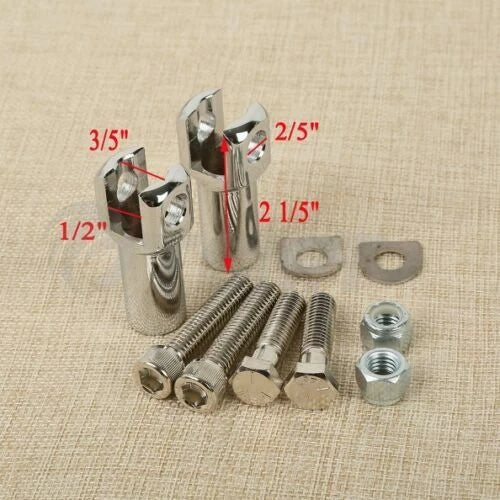 Passenger Footpeg Clevis Support Mount for Harley Softail 2000-2006