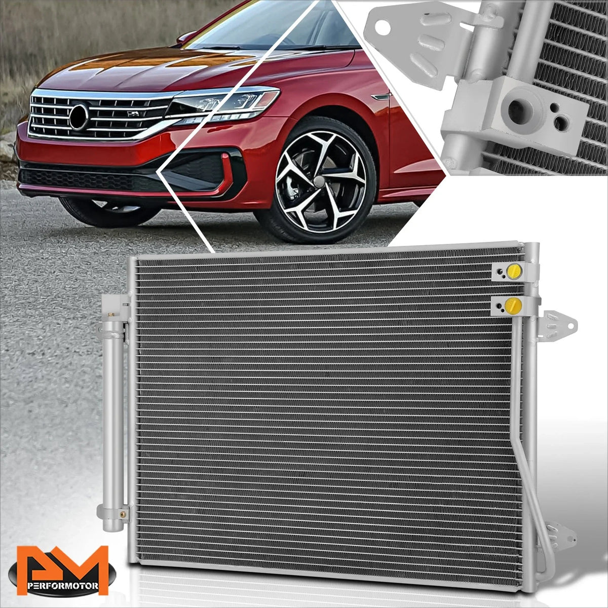 A/C Condenser Aluminum Core Replacement for VW Passat 2017–2021