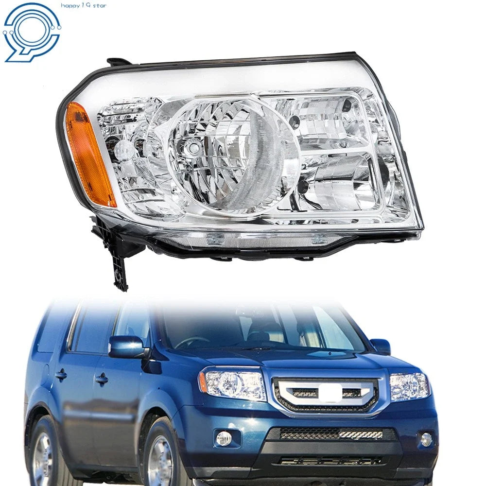 Headlight Assembly Halogen for Honda Pilot (2009-2011)