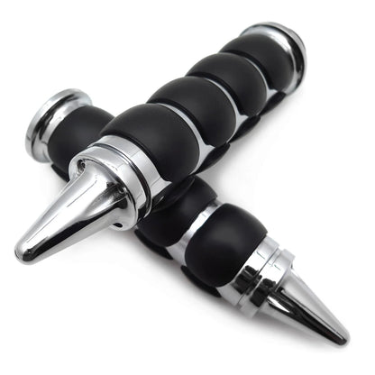 1" Chrome Handlebar Grips for Harley Davidson XL (2000-2023)