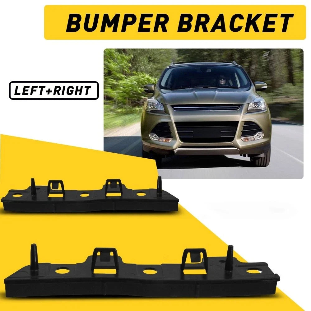 Set of 2 Front Bumper Retainer Brackets for Ford Escape (2013–2016) FO1042129 FO1043129