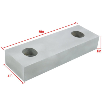 Set of 4 Reversible Aluminum Soft Jaws for 6" Vises