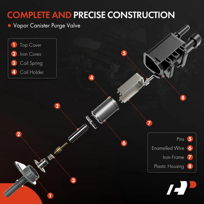 Purge Valve for Vapor Canister - Ford F-150, Expedition 2004-2006
