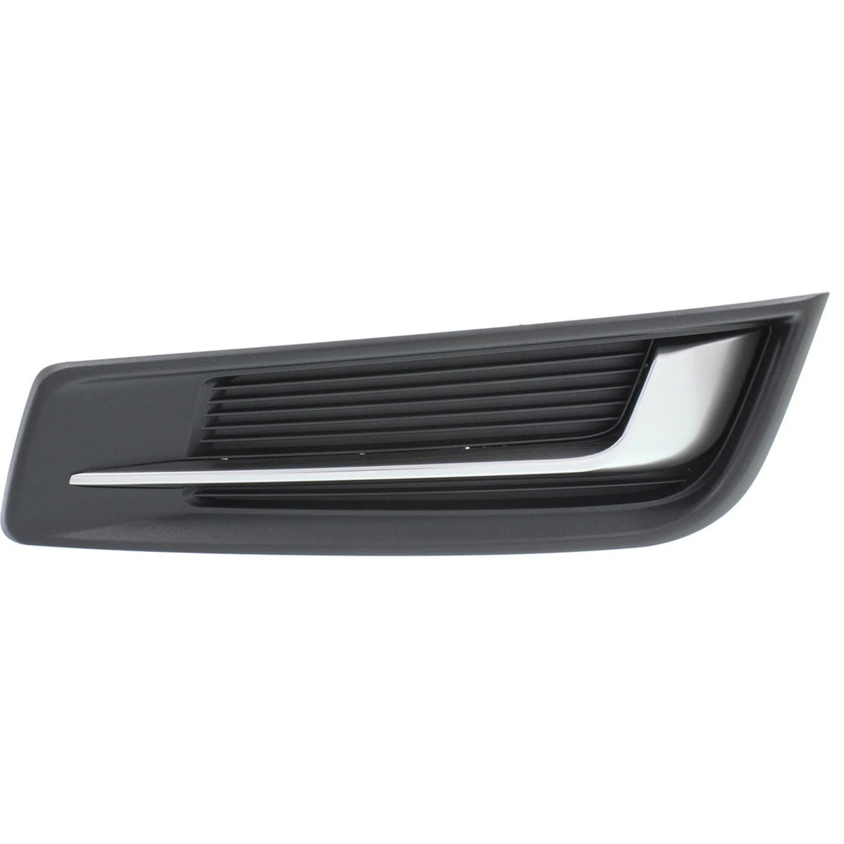Bumper Grille Set of 2 for Cadillac XTS (2013–2015) Black Plastic