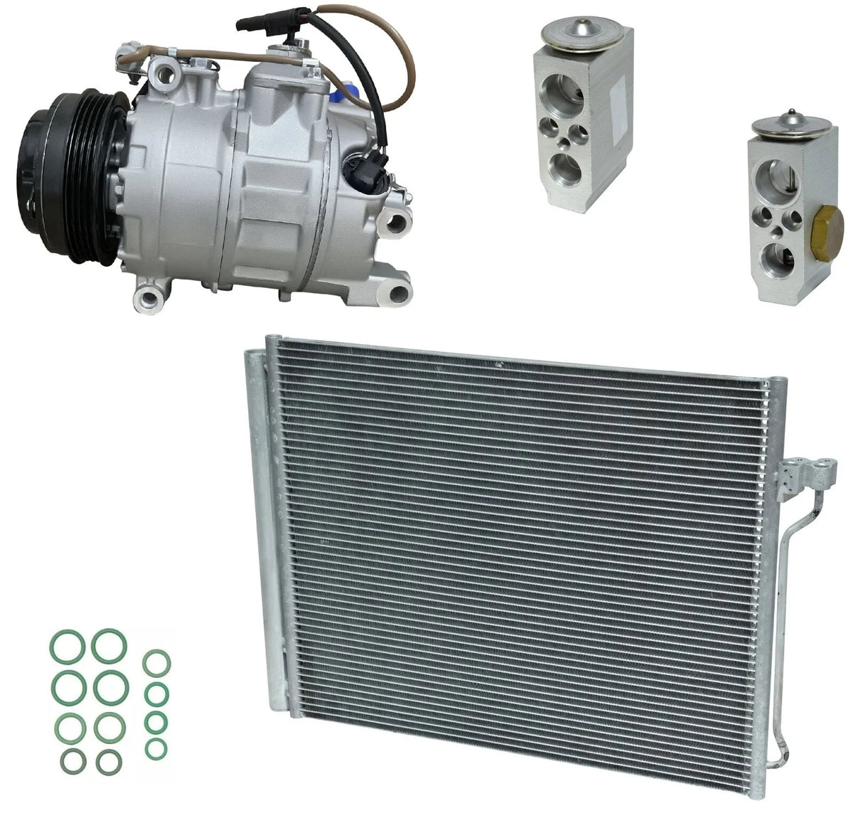 A/C Compressor Kit with Condenser for BMW 750i xDrive (2010–2011)