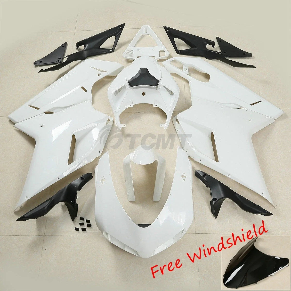 Bodywork Fairing Kit for Ducati 848 1098 1198 (2007–2012)