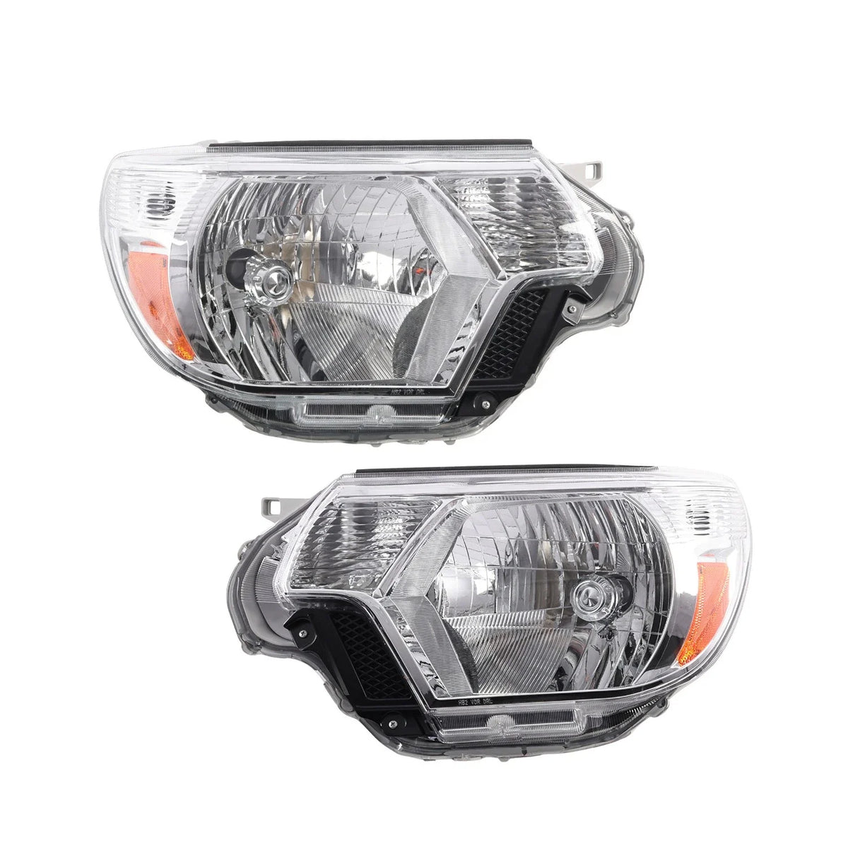 Pair Chrome Headlight Assembly for Toyota Tacoma (2012–2015)