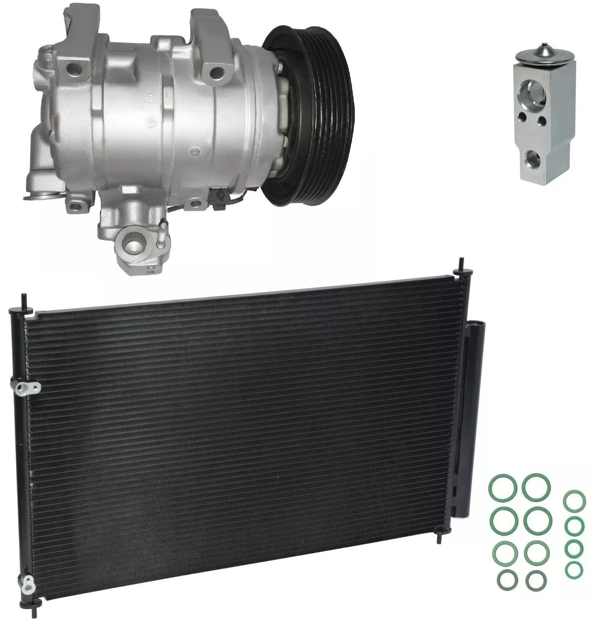 A/C Compressor Kit With Condenser for Acura MDX 3.7L (2012–2013)
