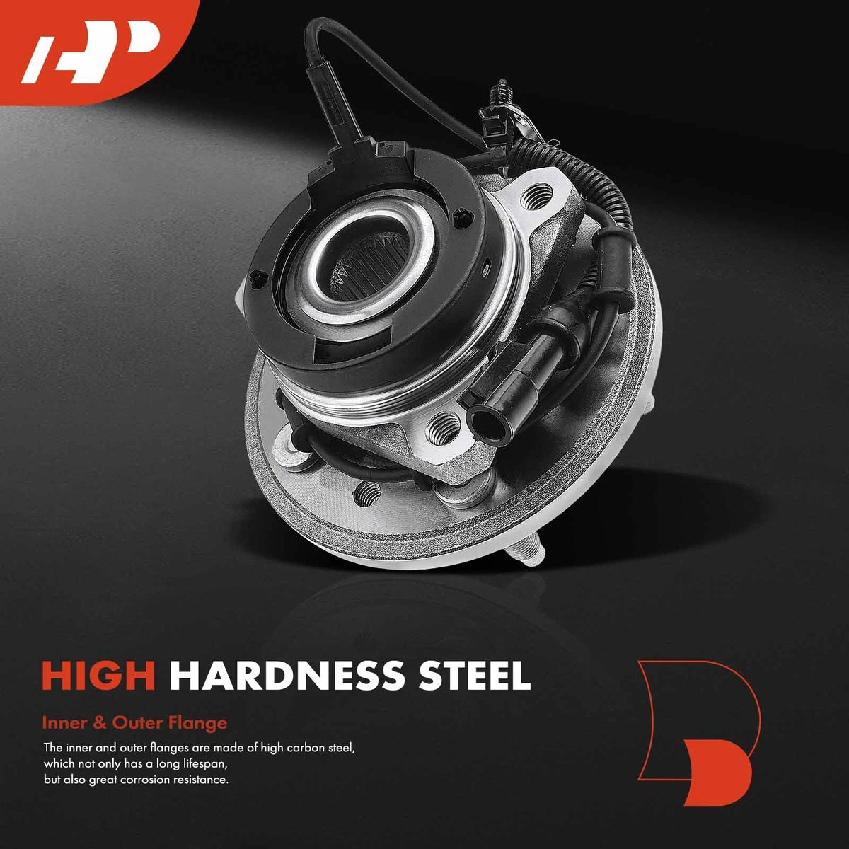 2X Front Bearing & Hub Assembly with ABS Sensor for Ford Mercury