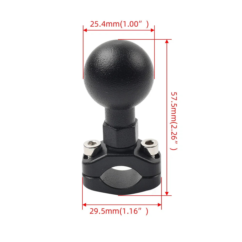Universal Motorcycle GPS Phone Holder Bracket Clamp Stand