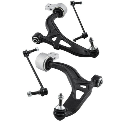 4X Front Control Arm Kit with Sway Bar Link & Ball Joint for Explorer 2011-2017