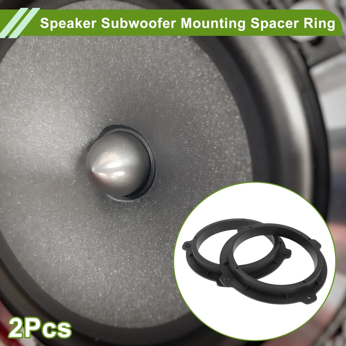 2X Speaker Spacer Ring Adapter for Kia Soul (6.5")