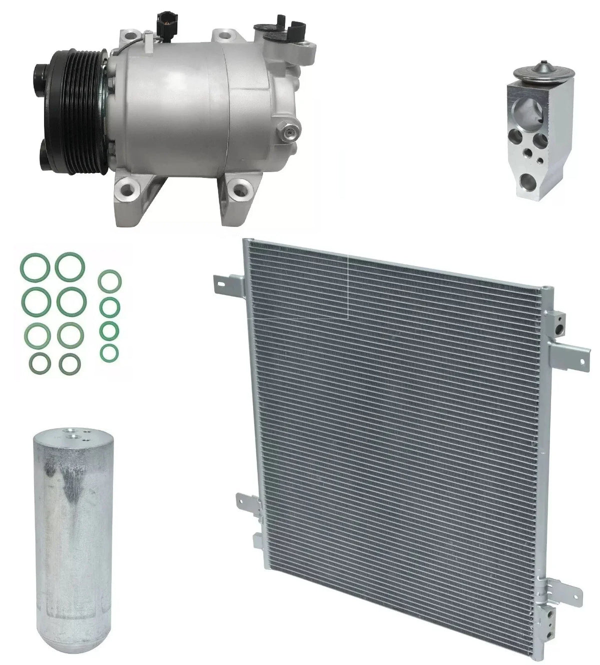 A/C Compressor Kit With Condenser for Infiniti QX80 5.6L (2014–2014)