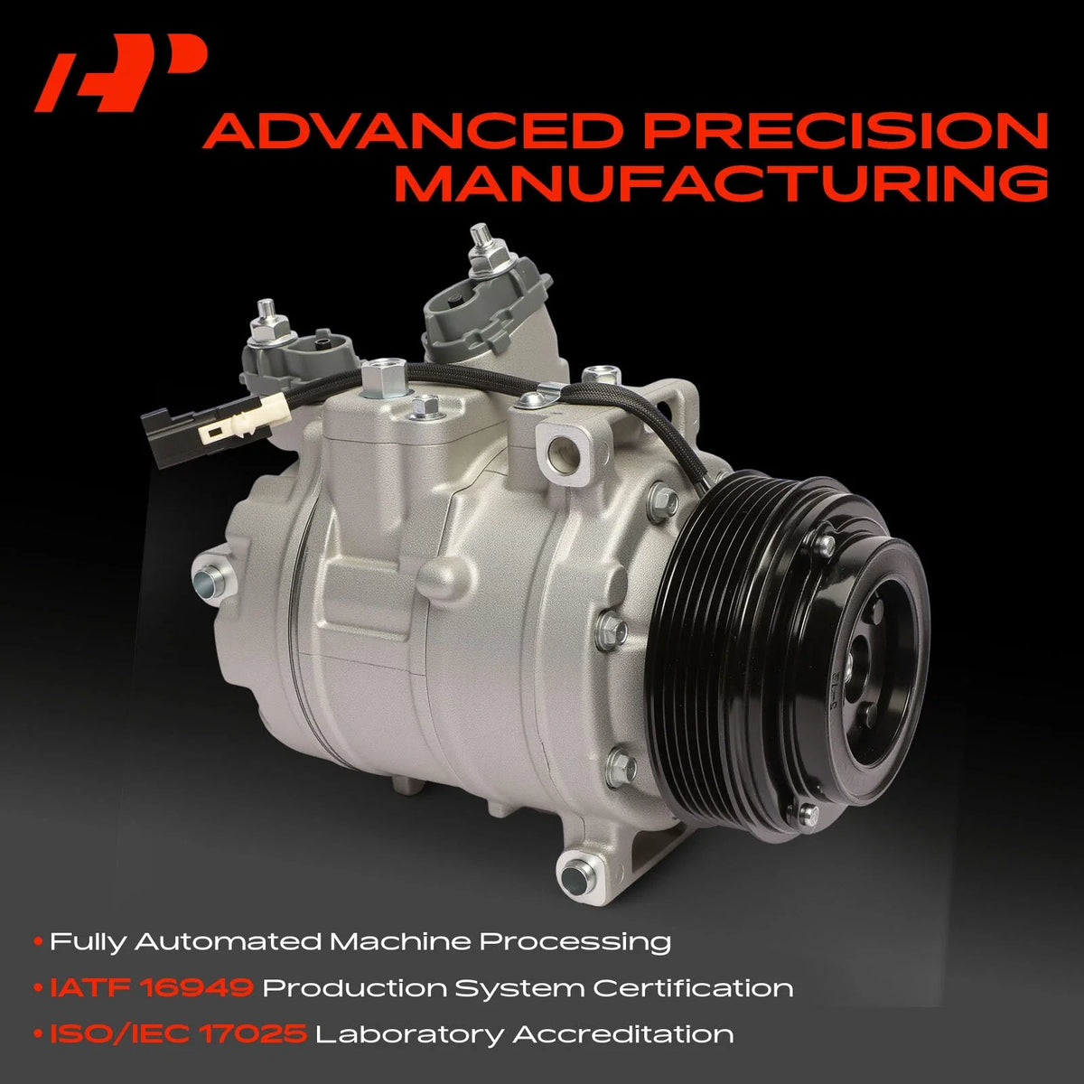 A/C Compressor with Clutch for Ford Explorer & Edge 2012-2015