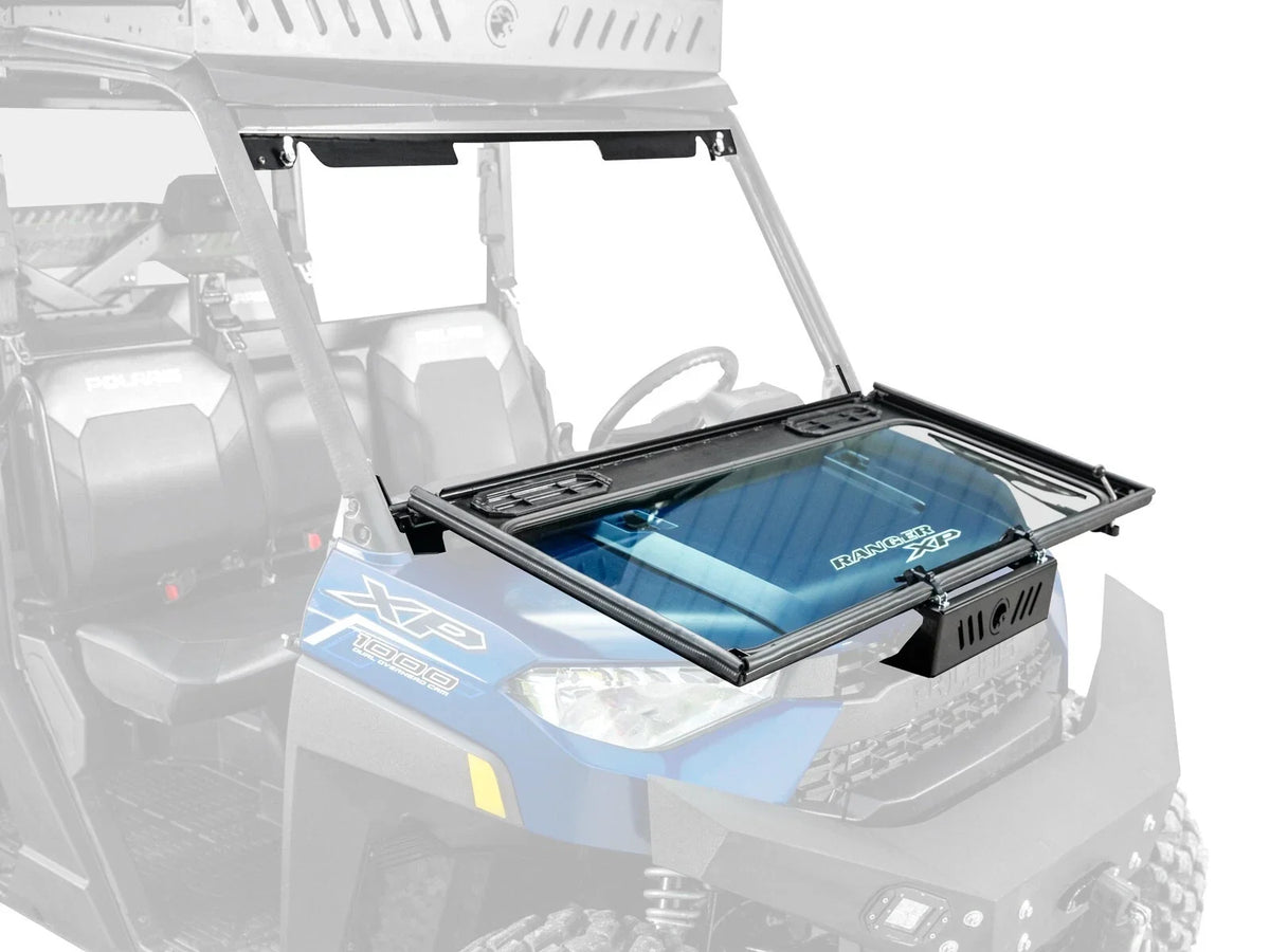 Flip Down Glass Windshield for Ranger XP 1000 by Polaris (2017–2023)