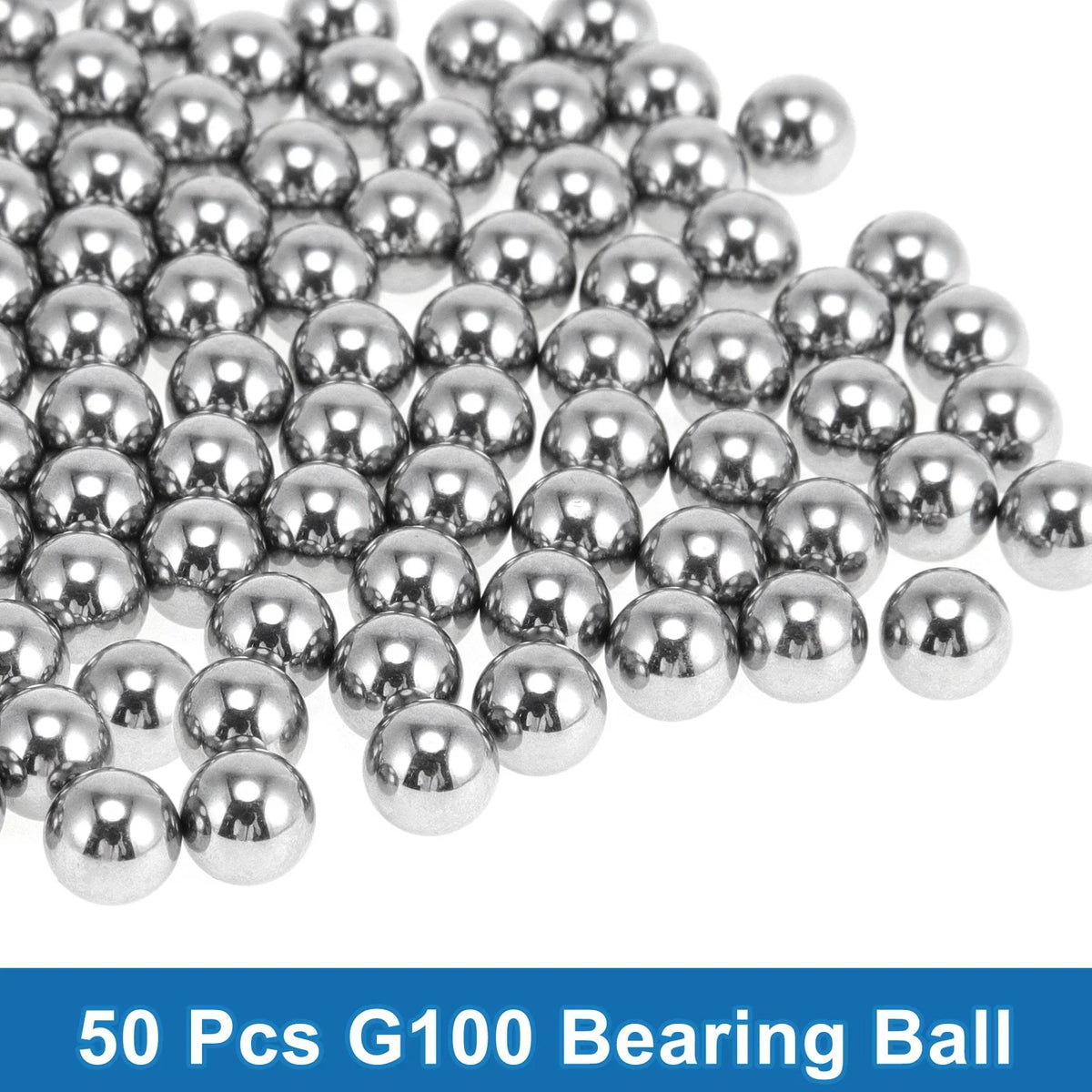 50 Pcs 11.9mm G100 Precision Ball Bearings for Various Applications