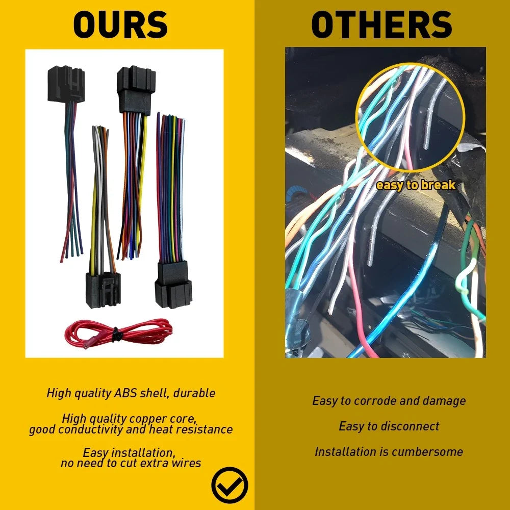 Aftermarket Stereo Wire Harness for Chevy Impala (2006 to 2016)