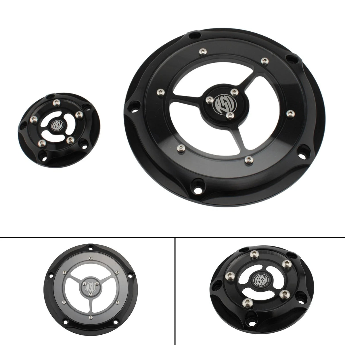 Side Stator Engine Cover Protector for Harley Road King Fat Glide (2007–2016)