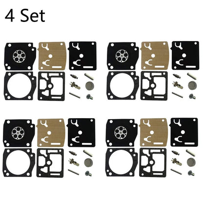 Set of 4 Carburetor Gasket Kits for Dolmar PS630 PS6400 PS7300 PS7900 RB-201