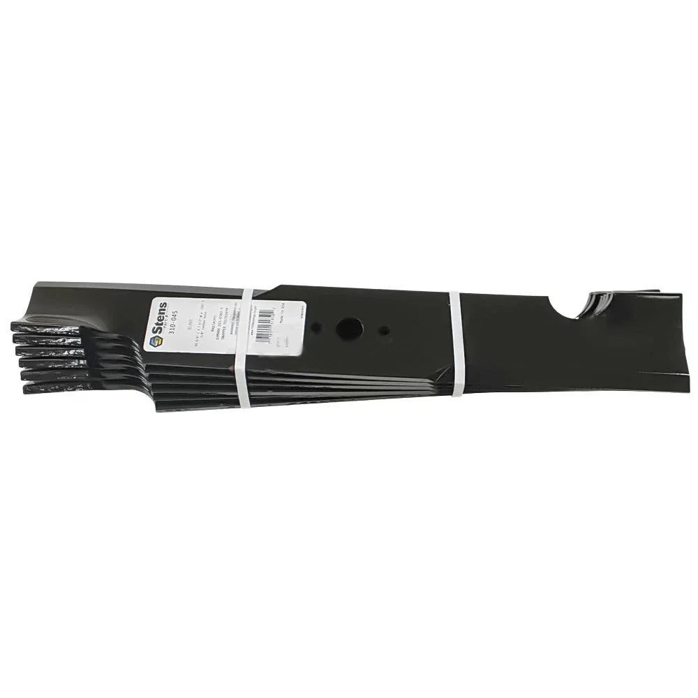 Set of 6 Notched Air-Lift Blades for Exmark (310-045-6)
