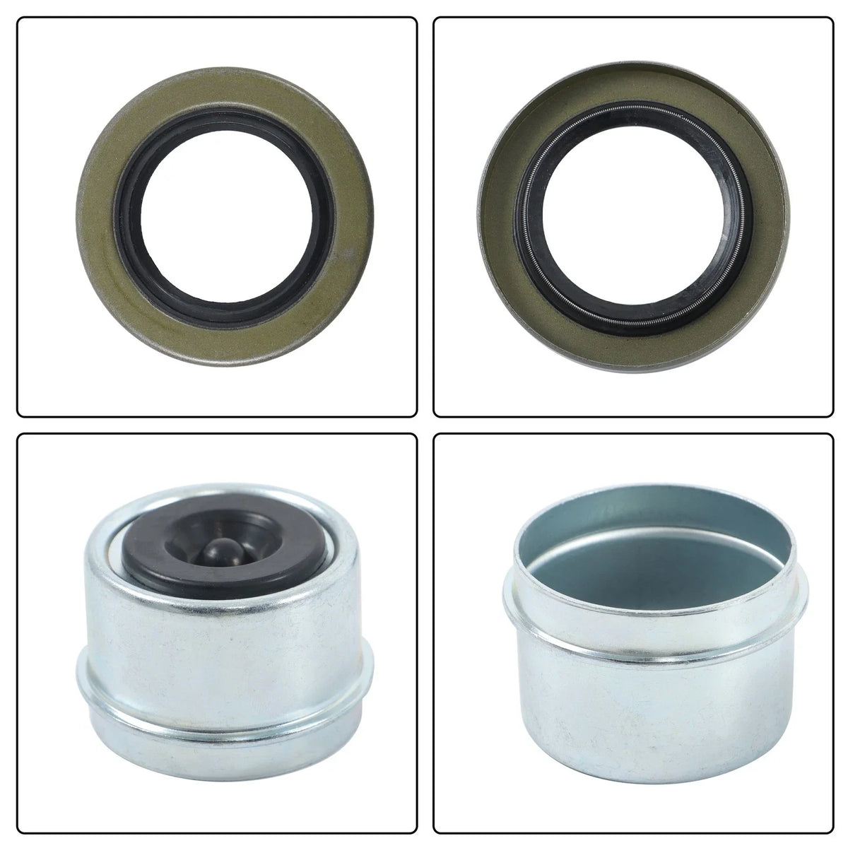 4-Piece Trailer Bearings Set L44649/L44610 for 2000Lbs Axle