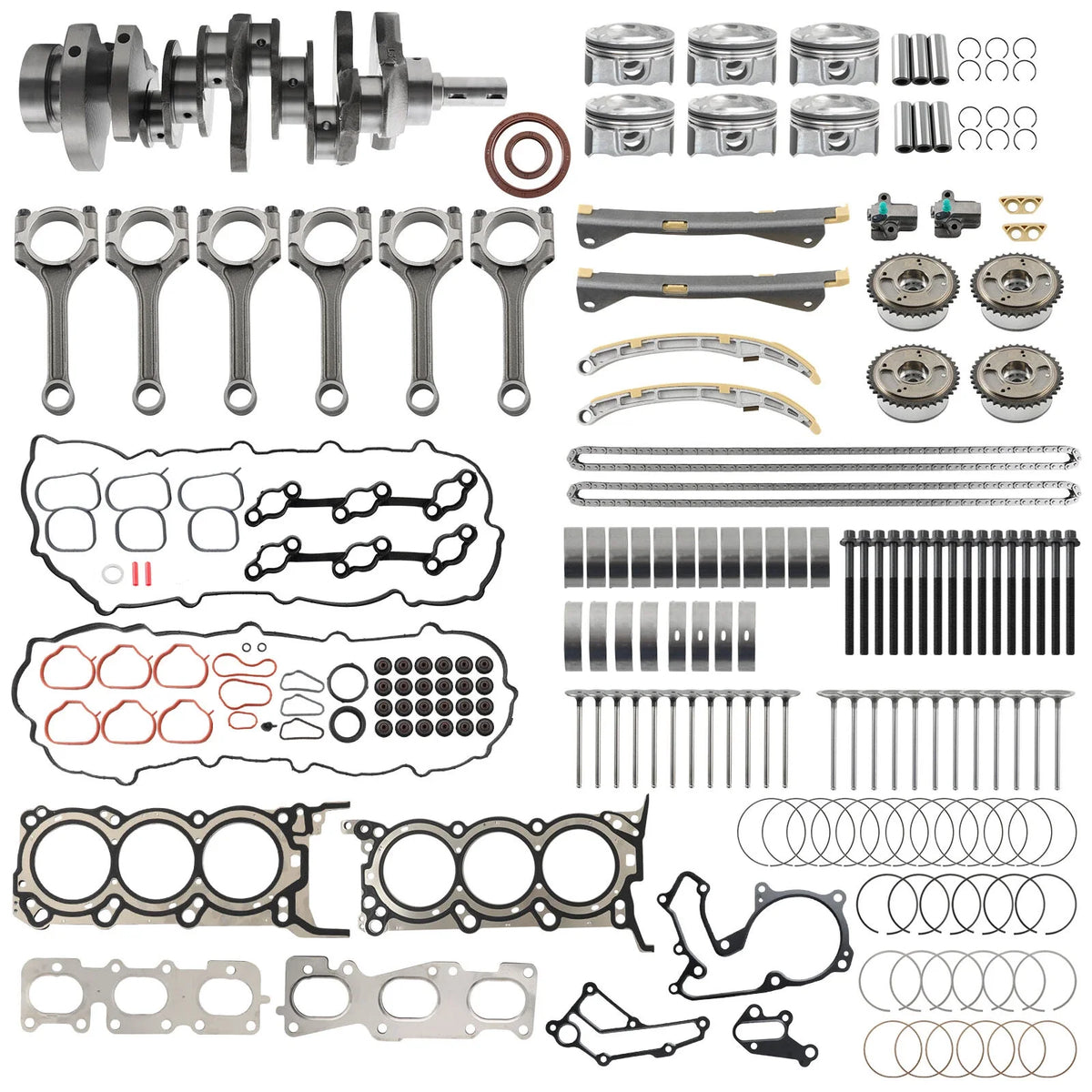 Engine Rebuild Overhaul Kit for Hyundai Kia 3.3L