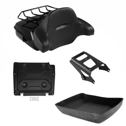 Trunk Rack Backrest Mount Plate for Harley Touring 2009-2013