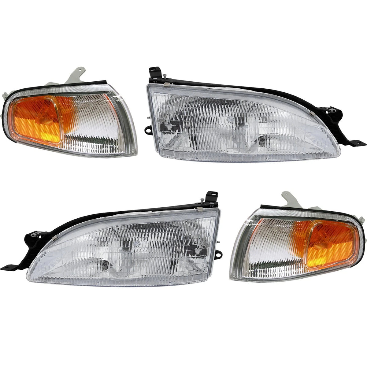 Headlight Set for Toyota Camry (1995–1996) Left Right Corner Lights