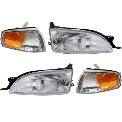 Headlight Set for Toyota Camry (1995–1996) Left Right Corner Lights