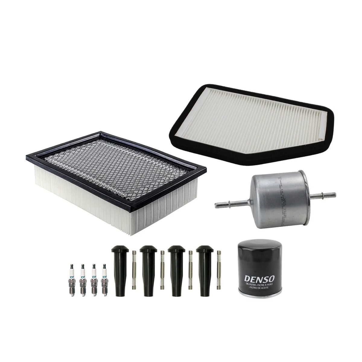 Tune Up Kit 4 Spark Plugs & Boots for Ford Escape, Tribute (2001–2008)