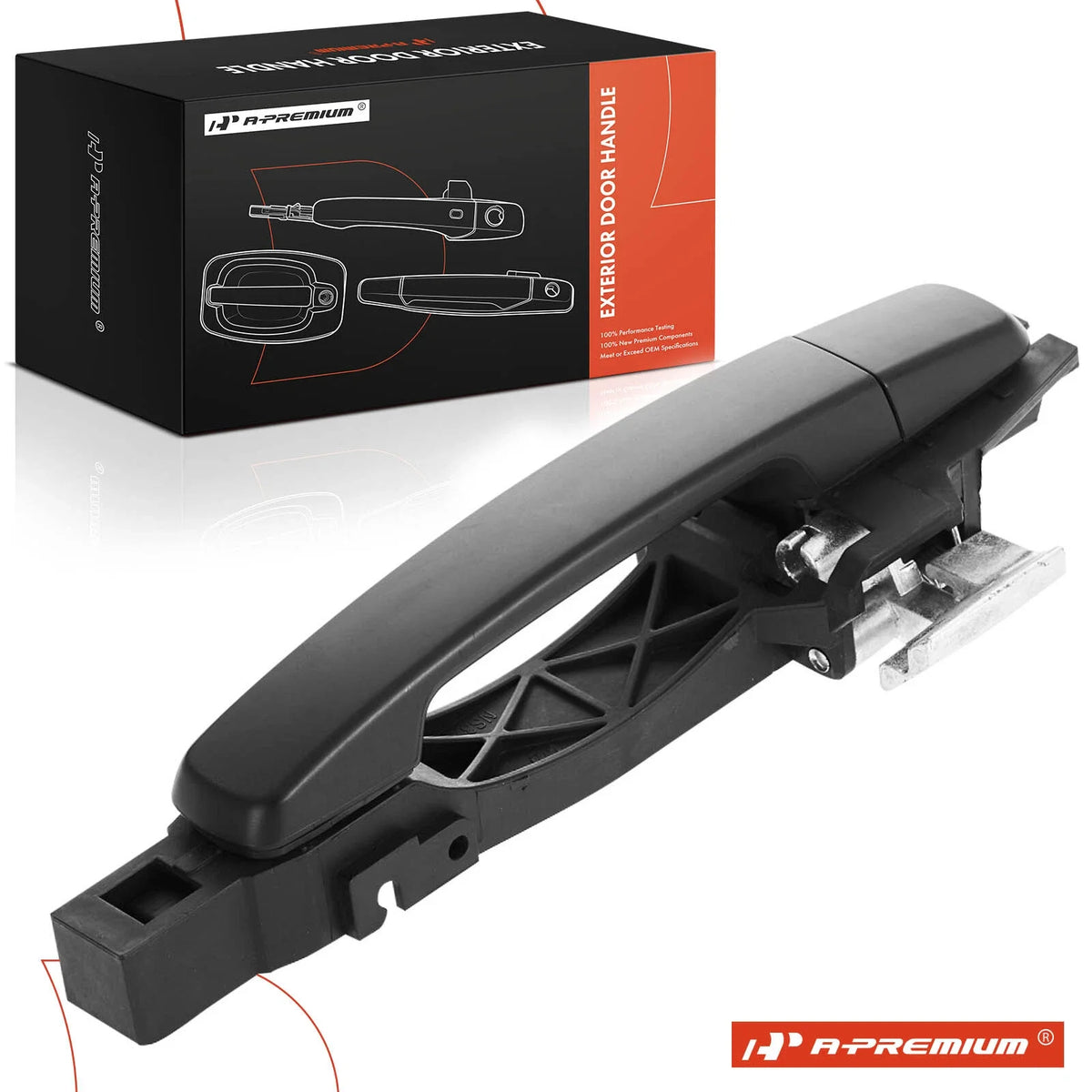 Rear Right Black Exterior Door Handle for Nissan Sentra (2007–2012)