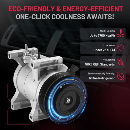 A/C Compressor for 300, Challenger, Charger Dodge 2011-2014 3.6L