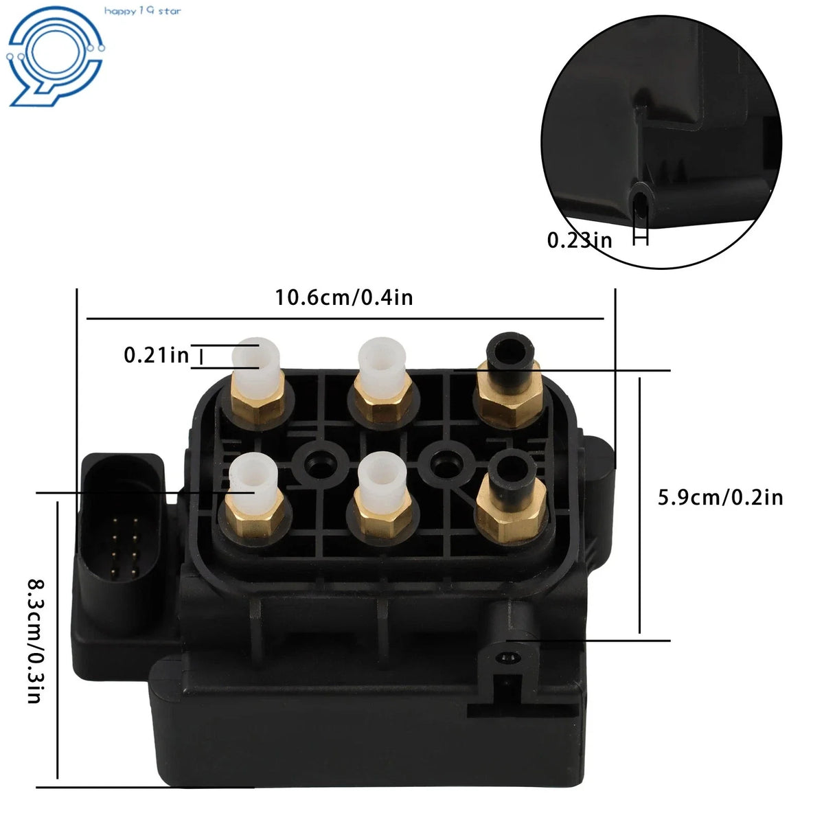 Air Suspension Compressor Valve Block for Audi A8 S8 D4 (2010–2017)