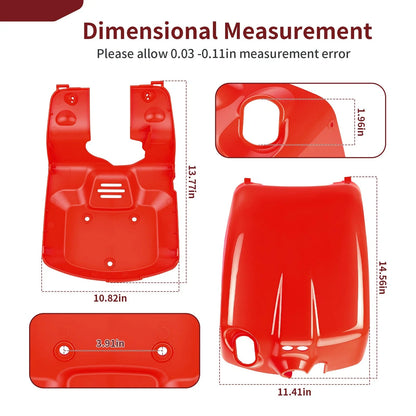Front Cover Plate & Inner Front Cover for Honda Ruckus 50 (2003–2024)