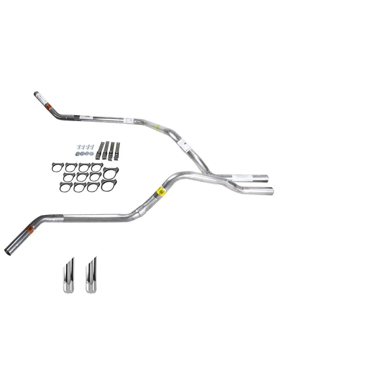 Dual Exhaust Pipe for F150 (1995–1997) - 2.5" Corner Exit Tip